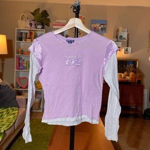 Y2K Limited Too Layered Top